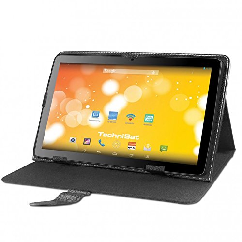 Universal Tablet Tasche Hülle für TechniSat TechniPad 10G-HD Tablet-PC Schutztasche Schutzhülle Cover Case mit Aufstellfunktion hochwertige Leder-Optik schwarz - 4
