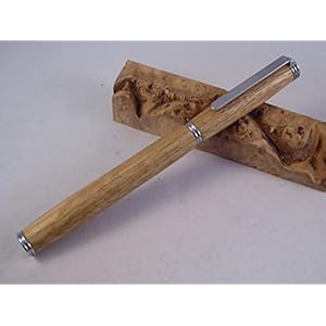 Rollerball Limba Holz Tintenroller Tintenschreiber handgedrechselt