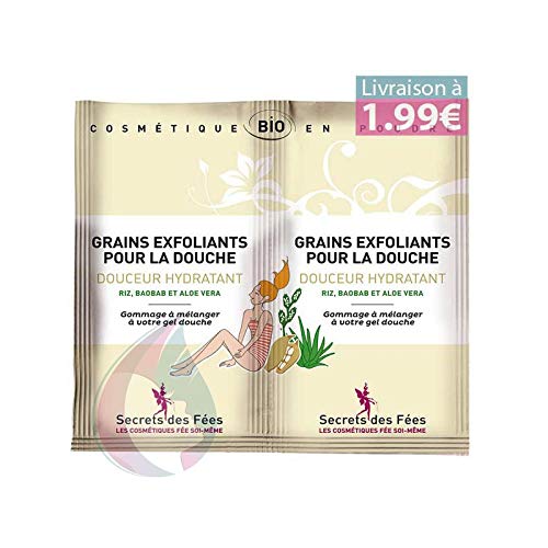 Nat'Ali - Granos exfoliantes suaves, hidratantes, 5 g