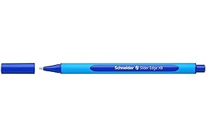 ‎SCHNEIDER SCHREIBGERÄTE Schneider Slider Edge XB - Kugelschreiber, mit Viscoglide-Technologie, blau - 1 Stück