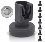 EINFACHER EINBAU: Mit den 8 hochwertigen Oberkorbrollen von Rummershof verlängern Sie das Leben Ihrer Geschirrspülmaschine. Nichts hakt, ruckelt und klemmt mehr! Der Austausch ist dank der passgenauen Form und der Klick-Verbindung kinderleicht!