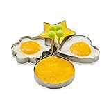 Multifunción: Modelo en forma de múltiples se puede utilizar para freír huevos y panqueques, y también se puede utilizar para cortar la pizza y rebanada de pan, etc.