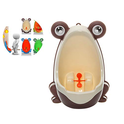 Vi.yo Urinoir Pot Grenouille Urinoir Garçons Enfants Tout-Petits Formation de Pot(Café)