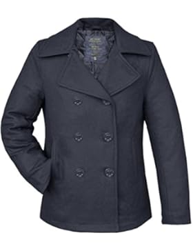 Navy Pea Coat Marine Wintermantel Jacke