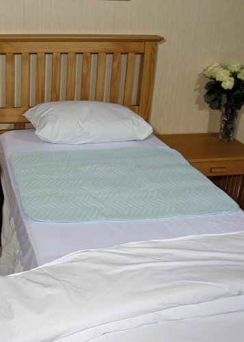 •Community 75 x 90cm 3L Washable Waterproof Absorbent Bed Pad Single Bed, Twin pack