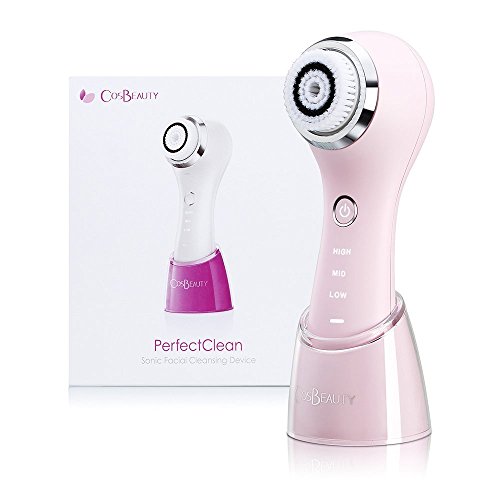 Cosbeauty Sonic cepillo de limpieza facial, 3 velocidades resistente al agua
