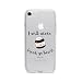 Produktbild licaso Apple iPhone 8 Handyhülle Smartphone Apple Case aus TPU mit I Will Never Break Yo' Heart Print Motiv Slim Design Transparent Cover Schutz Hülle Protector Soft Aufdruck Lustig Funny Druck