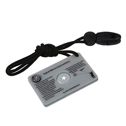 Preisvergleich Produktbild TOOGOO(R) Multifunktionsueberlebens - Notfall Rescue Signalspiegel Freienwerkzeug