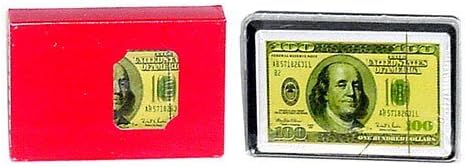 Hundred Dollar Playing Cards - 6 Pack