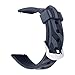 Produktbild Altsommer Armband, Nationalflagge Luxus-Armband Uhrenarmband Handschlaufe für Samsung Gear S3,Muster Serie Silikon Sportarmband Uhrenarmband Uhr Erstatzband (Schwarz)