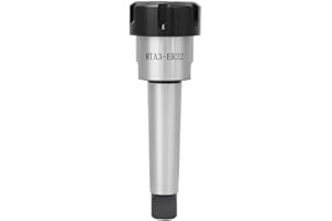 GAROSA Portapinze a Cono Conico Morse, MTA3-ER16-M12/MTA3-ER20-M12/MTA3-ER25-M12/MTA3-ER32-M12 Acciaio Al Carbonio Alta Precisione Parti del Tornio di Fresatura CNC(MTA3-ER32)