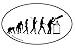 Produktbild Astronom Astronomie Sternwarte Evolution Aufkleber Autoaufkleber Sticker Vinylaufkleber Decal
