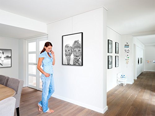 Bilderhaken für Bilderschienen, 10er Set verstellbare Bildaufhänger für Galerieschienen / Galerieleisten, Tragkraft bis 4 kg - 3