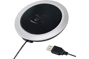 iPobie Elektrischer Kaffee Becher Wärmer,Tassenwärmer Getränkewärmer, Kaffeewärmer, Tasse Beheizte Matte für Zuhause und Arbeiten