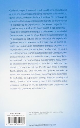 Book's Cover of Fluir (Flow): Una psicología de la felicidad