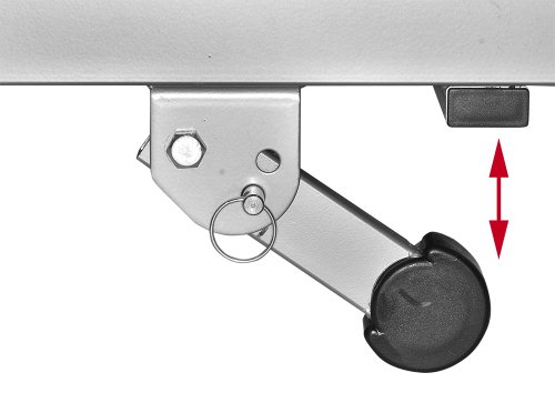 Christopeit Laufband Runner Pro Magnetic, silber/schwarz/rot, 98292 - 9