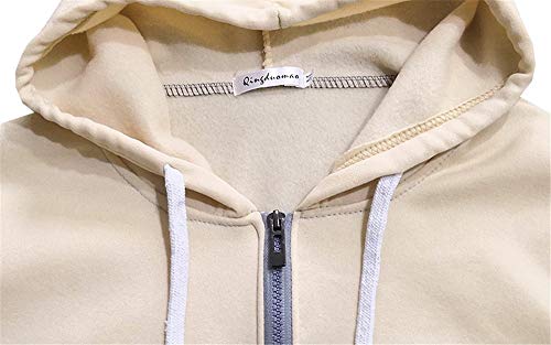 xiaozhao Kapuzenpullover Warme Bequeme Zusammenpassende Strickjacke Der Herbstwintermänner Wolljacke M Kamelfarbe