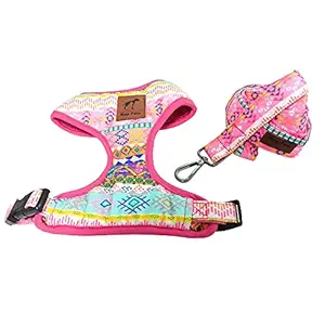 NAPPET Cat Harness with Leash Adjustable Soft Mesh Vest for Walking-(Chest Girth 11 x 14, Neck Girth 8.5 x 10) Small Size