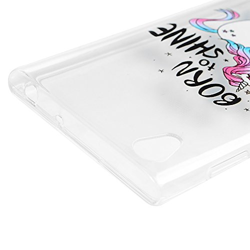 Sony Xperia L1 Hülle Badalink UltraSlim Schutzhülle Pferd TPU Handyhülle Silikon Case Cover Handytasche Anti-Rutsch Kratzfest Handyhülle - 5