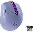 Logitech G305 LIGHTSPEED Wireless Gaming Mouse, HERO 12K Sensor, 12,000 DPI, Lightweight, 6 Programmable Buttons, 250h Battery Life, On-Board Memory, PC/Mac, Lilac