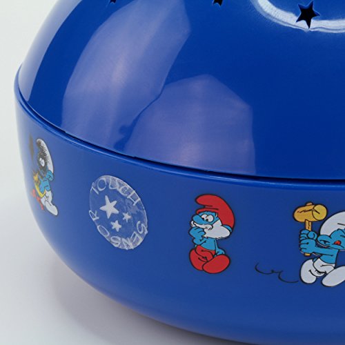 ANSMANN Sternenlicht Schlümpfe LED Nachtlicht Sternenhimmel Projektor Einschlafhilfe für Kinder Babys Stimmungslicht – stromparendes Orientierungslicht - 4