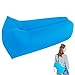 Produktbild Yootu Aufblasbare Liege mit Luftventil und Mesh, Neue Hängematte Aufblasbare Luftliege Schnelle Inflation von Wind oder Luftpumpe, Wasserdichte Air Bag Stuhl Sofa für Strand, Camping, Pool (Blau)