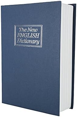 Diversion Safe with High-Security Lock, Realistic Looking Hollow Dictionary , Mini Recordkeeping, Large Metal Secret Hidden, Cash &amp; Check Box, Stainless Steel Diversion Safes for Decoration, Home, Office, School, Indoor Areas