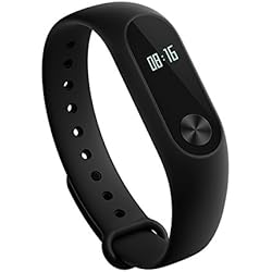 Xiaomi Mi Band 2 - Pulsera de actividad con medidor de frecuencia cardiaca, pantalla OLED táctil, IP67 al agua, Bluetooth 4.0, acelerómetro.