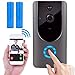 Produktbild WWAVE IP-Intercom Wifi Smart Türklingel Videokamera Zweiwege-Audio Nacht Vision PIR Motion Detection Home Security Türklingel Rechar Geable