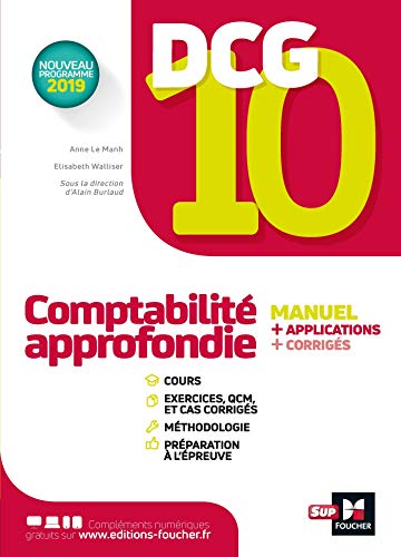 Télécharger DCG 10 - Comptabilité approfondie -Manuel et applications livre En ligne