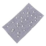 Neu Elastisches Perle Headband Sport Stirnband Kopfband, LEEDY Einfarbig Alltag Yoga Fitness Haarband für optimalen Ohrenschutz Beim Jogging Laufen Wandern Fahren Stirnbänder