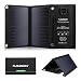 Produktbild FLOUREON 15W Solar Panel Powerbank Solar Ladegerät Wasserdichte Solar Charger Outdoor mit Dual-USB-Port für iPhone, iPad, Tablets, Smartphone im Freien wie Camping, Wandern