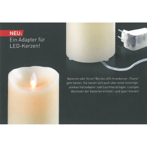 Flame Adapter für LED Echtwachskerze