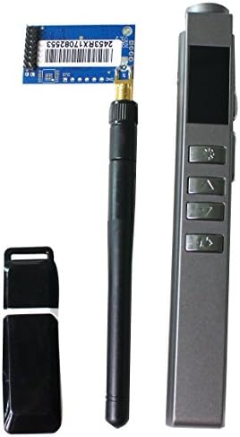 WA2.4G Wireless Microphone System Compact Portable of 2.4G ISM Band with Functional Laser Pointer, PPT Page Turning Ideal for Teacher, Instructor, Classroom or Conference
