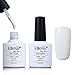 Elite99 Varnish Gel Nail Polish Soak Off UV LED Nail Art Manicure 7.3ml French White (40501)