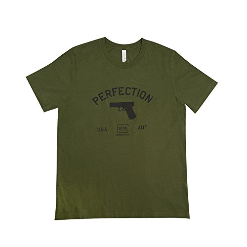 Glock perfección OEM Manga Corta para Pistola Camiseta Militar, Color Verde - GLAA68144, Verde OD