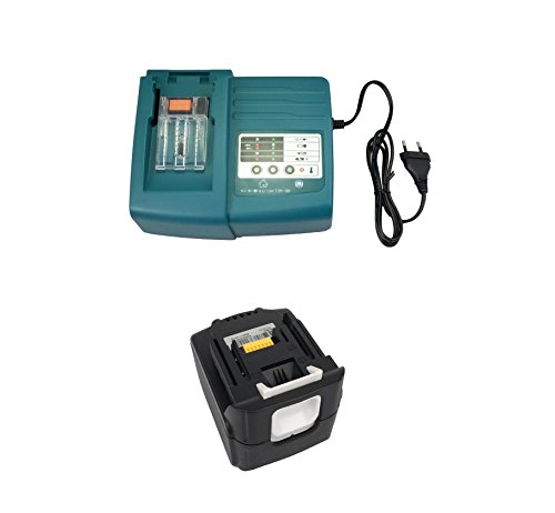 1X 14.4 V, 3.0 Ah Makita Werkzeug Akku BL1430 BL1415 Elektrowerkzeugmit 1X Makita Ladegeräte DC18RA DC18SE DC18SC DC1803 DC1804 DC1201 DC1410 DC1412 DC1413 DC1414 DC1470 DC1439 DC14SA - 2