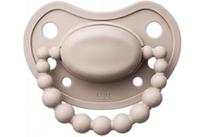 LUU – Smoczek 6+ mc-y – Smoczek dla Niemowląt z Medycznego Silikonu, Wspiera Prawidłowy Rozwój Jamy Ustnej i Zębów, Przyjazny Karmieniu Piersią, bez BPA – Sand Storm