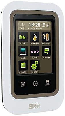 Delta Dore 6050600 Calybox 2020 WT Gestionnaire d'énergie 2 zones avec indicateur de consommations toutes énergies