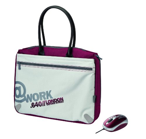 Trust Oxford Notebooktasche 40,6 cm (16 Zoll) und Maus Bundle weiß/rot - 5