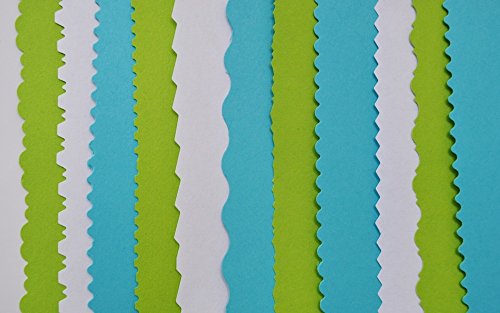 Jumbo DIY Bastelscheren-Set, 10-tlg. im Holzständer – mit 10 verschiedenen Schnittmustern! - 2