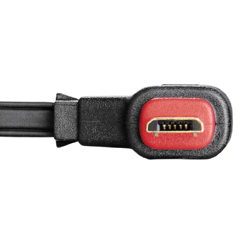 Hama 2-in-1 mini-/micro-USB 2.0 Kabel vergoldet aufrollbar 0,75m - 7