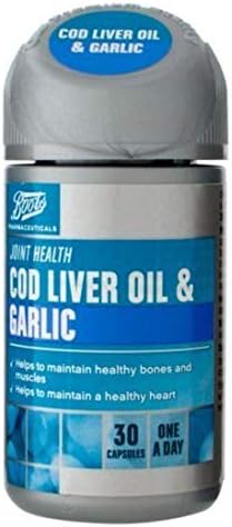 Boots COD Liver Oil & Garlic 30 Capsules - 2 Pack