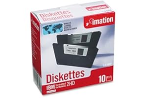 Imation - 3-1/2" Diskettes, Formatted, PC Format, 1.44MB, DS-HD