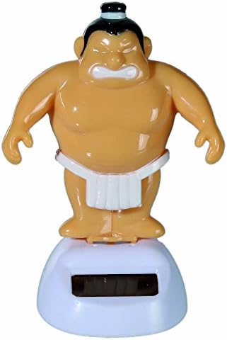 Perfect Gift Present Idea For Christmas Xmas Stocking Filler, Secret Santa, Birthdays Fathers Day, Anniversary or Valentines - Number One Selling Executive Work Essentials Solar Powered Dancing Moving Sumo Wrestler Figurine - Man Mens Gents His - One Supplied