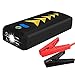 Price comparison product image Car Jump Starter 24000mAh, FUNANASUN 12V 800A Peak Ampere Portable Emergency Battery Booster Pack for Petrol Engine Up to 6.5L, Diesel Engine to 5.2L, Built-In 3 Colours LED Flashlight and 2 USB Port Fast Charging Power Bank for Cellphones Tablet