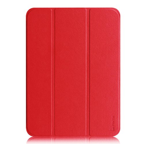Fintie Samsung Galaxy Tab 3 10.1 Hülle Case – Ultra Slim Lightweight superleicht Ständer Smart Shell Cover Schutzhülle Tasche Etui mit Auto Sleep Wake up für Samsung Galaxy Tab 3 (10,1 Zoll) P5200 / P5210, Rot - 8