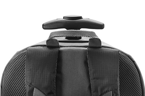 HP (J6X32AA) Rollen-Rucksack (für Notebooks, Laptops, mit höhenverstellbaren Griff) 39,62 cm (15,6 Zoll) schwarz/grau - 5