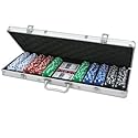 CQ 500 11.5g DICE Poker Chip Set in Aluminium Case (buttons, cards + dice)