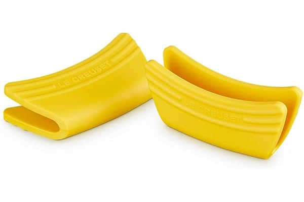 Le Creuset Set de 2 poignées, Silicone, Adaptables, Résistantes à la Chaleur Jusqu'à 250°C, Nectar, 42813006720000